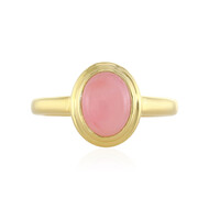 Zilveren ring met een roze opaal