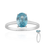 Anillo en plata con Zircón de Ratanak Kirí