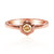 Bague en or et Diamant rose de France SI1 d'Argyle  (Annette)