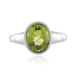 Anello in argento con Peridoto