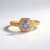 Anello in argento con Tanzanite (non riscaldata)