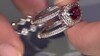 Anillo en plata con Granate de Malawi (Dallas Prince Designs)