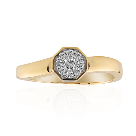 Anello in oro con Diamante SI1 (G) (Annette)