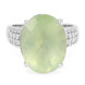 Anello in argento con Prehnite