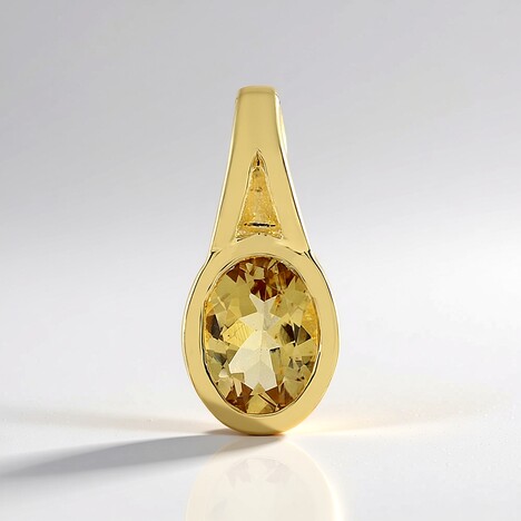 Ciondolo in argento con Berillo Giallo