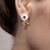 White Quartz Silver Earrings (Gems en Vogue)