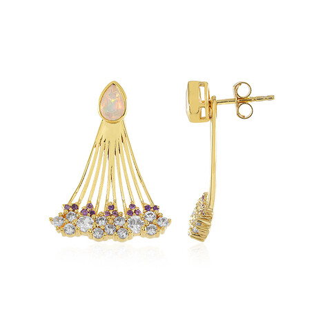 Welo-Opal-Silberohrringe (SAELOCANA)