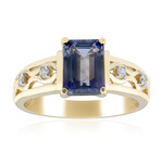 Anello in oro con Tanzanite Viola Non Riscaldata
