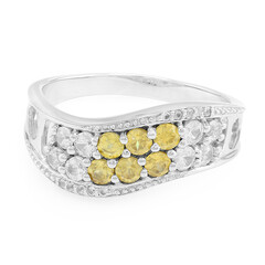 Sphene Silver Ring