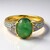 Anello in oro con Giadeite Verde Nobile (Annette)
