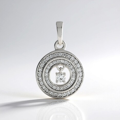 Pendentif en argent et Zircon