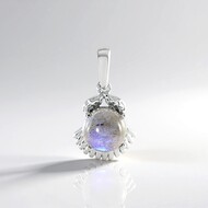 Colgante en plata con Labradorita