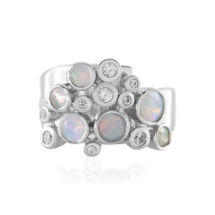Welo-Opal-Silberring (de Melo)