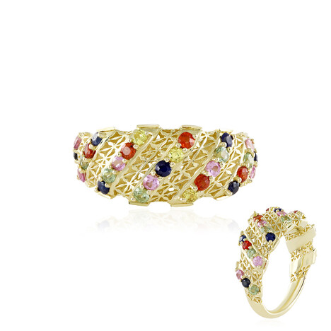 Anillo en oro con Zafiro azul (Ornaments by de Melo)