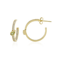Pendientes en plata con Esfena