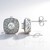 Orecchini in argento con Zircone