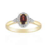 Anillo en oro con Rubí Songea