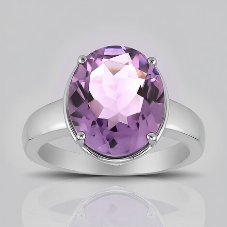 Anello in argento con Ametista