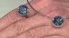 Zilveren ring met een blauwe mystieke kwarts (MONOSONO COLLECTION)