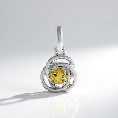 Ciondolo in argento con Berillo Giallo