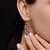 Pendientes en plata con Amatista (KM by Juwelo)