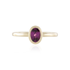 9K Magenta Garnet Gold Ring