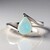 Anello in argento con Opale di Welo