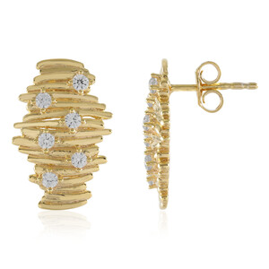 Orecchini in argento con Zircone (MONOSONO COLLECTION)