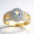 Anello in oro con Tanzanite (non riscaldata)