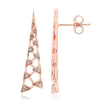 Pendientes en plata con Zircón (SAELOCANA)