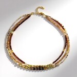 Collana in argento con Zircone Canarino (Riya)