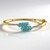 Bracciale in argento con Turchese Sleeping Beauty (Faszination Türkis)