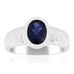 Madagaskar-Iolith-Silberring (de Melo)