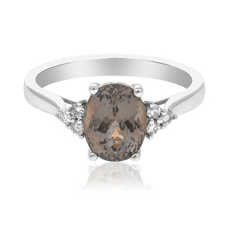 Nicht erhitzter Tansanit-Goldring (CIRARI)