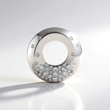 Ciondolo in argento con Zircone (de Melo Essence)