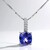 Collana in oro con Tanzanite AAA
