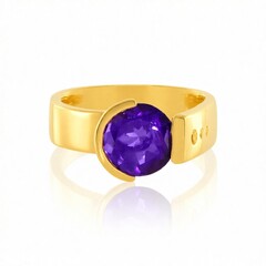 Sibirischer Amethyst-Silberring (de Melo Essence)