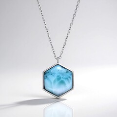 Collana in argento con Larimar