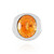 Colgante en plata con Topacio naranja (MONOSONO COLLECTION)