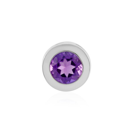 Uruguayan Amethyst Silver Pendant (MONOSONO COLLECTION)