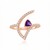 Sibirischer Amethyst-Silberring (de Melo Essence)