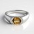 Anello in argento con Zircone Canarino