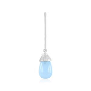 Pendentif en argent et Onyx bleu (MONOSONO COLLECTION)