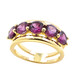 Anello in oro con Granato Magenta (de Melo)