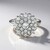 Anello in argento con Zaffiro Bianco