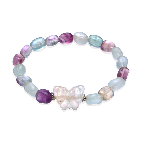 Mehrfarbiger Fluorit-Armband