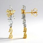 Orecchini in oro con Diamante Giallo SI2 (CIRARI)