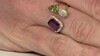 Gouden ring met een rhodliet (CIRARI)