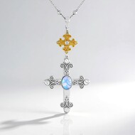 Welo-Opal-Silberhalskette (Dallas Prince Designs)