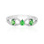 Anillo en plata con Tsavorita Lemshuku
